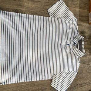Striped Blue and White Kids Shirt